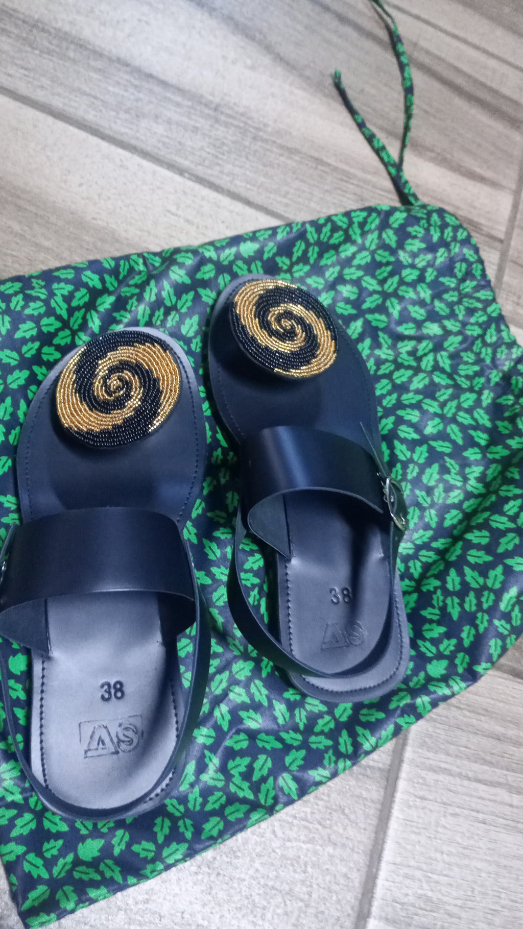 Step-in Spiral Sandals
