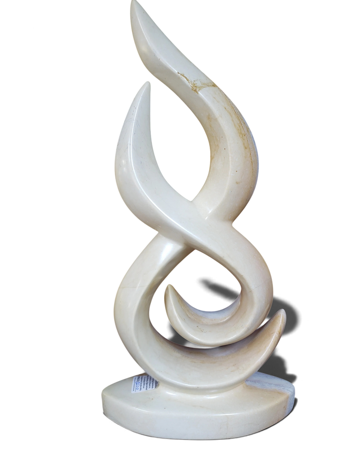 hand-carved abstract marble sculpture,